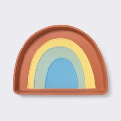Silicone Dining Plate - Rainbow - Cloud Island™ -Cloud Island™ GUEST 04398f92 263c 4074 8fdd fd2f6bbaddc0