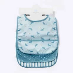 Water-Resistant Bibs - 3pk - Whales/Stripes/Dots - Cloud Island™ -Cloud Island™ GUEST 05e3352d ff0c 463e 9cc6 96486f9d9557