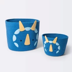 Coiled Rope Forest Animal Small Round Storage Basket - Dinosaur - Cloud Island™ -Cloud Island™ GUEST 06af51e5 9caf 46b1 b180 4b97d333aeac 1