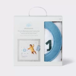 Muslin Blanket With Felt Frame - Blue - Cloud Island™ 8 Muslin Blanket With Felt Frame - Blue - Cloud Island™ -Cloud Island™ GUEST 0866d407 e189 43ce a337 3c97b92fd41b