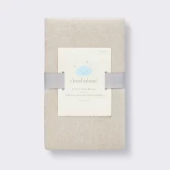 Polyester Rayon Fitted Crib Sheet - Stone - Cloud Island™ -Cloud Island™ GUEST 0b0c906d f701 4a39 9ba6 bbe4bc5c64c9
