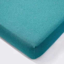 Polyester Rayon Fitted Crib Sheet - Teal - Cloud Island™ -Cloud Island™ GUEST 0bb09aee f25a 4309 9f1e bb79a2b1b881