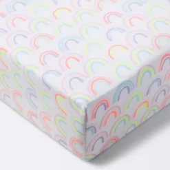 Fitted Crib Sheet Rainbows - Cloud Island™ - White 11 Fitted Crib Sheet Rainbows - Cloud Island™ - White -Cloud Island™ GUEST 0c97f55d 5372 4e13 8f6f 652a51c03098