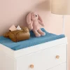 Muslin Waffle Changing Pad Cover - Blue - Cloud Island™