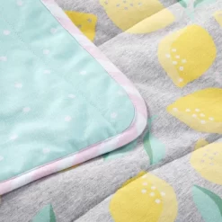 Jersey Knit Reversible Blanket Lemons - Cloud Island™ Gray/Yellow -Cloud Island™ GUEST 18339680 3c17 43c1 afa8 b11de6f4cb70