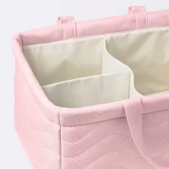 Quilted Fabric Diaper Caddy - Light Pink - Cloud Island™ -Cloud Island™ GUEST 192d642f a8dd 4c8b ba31 0cfae242350f