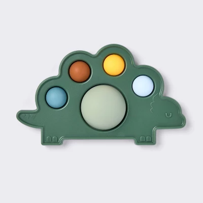 Silicone Pop-it Baby Toy - Dino - Cloud Island™ 5 Silicone Pop-it Baby Toy - Dino - Cloud Island™ - Image 3