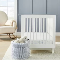 Fitted Crib Sheet - Cloud Island™ School Of Fish Light Blue And White