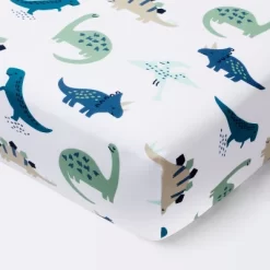 Fitted Crib Sheet Dinos Cool - Cloud Island™ - Blue/Green -Cloud Island™ GUEST 1ff7c583 d45e 44f2 a185 4540bb98c665