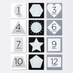 Square Monthly Milestone Cards - Black - Cloud Island™ -Cloud Island™ GUEST 23d8c453 0b07 4480 b246 5cc7c7d41cf4