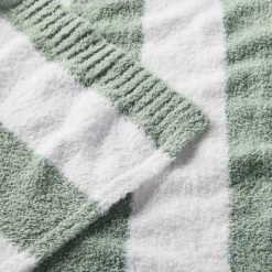 Chenille Stripe Baby Blanket - Green And White Stripe - Cloud Island™ -Cloud Island™ GUEST 2a49ec27 7a8a 472d a03d 4fcee06c9432