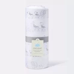 Jersey Knit Reversible Blanket Two By Two - Cloud Island™ Gray -Cloud Island™ GUEST 2d0de6fa 499e 4409 9f26 330e8f398e0f