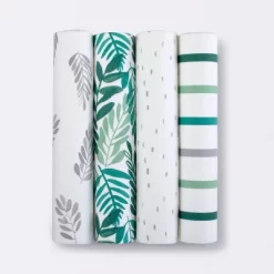 Flannel Baby Blanket - Cloud Island™ Green 4pk -Cloud Island™ GUEST 2f74ca0c 2908 4a85 9f61 a47a7c97f056