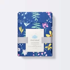 Fitted Crib Sheet Wildflower Dark - Cloud Island™ Navy Floral 10 Fitted Crib Sheet Wildflower Dark - Cloud Island™ Navy Floral -Cloud Island™ GUEST 36d15f14 6b47 4ce5 9c0d 1e2e04d9d2a3