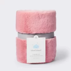 Solid Satin Edge Plush Blanket - Mauve - Cloud Island™ -Cloud Island™ GUEST 38a4eb9d 08a2 490a bf23 44818ea6d0b2