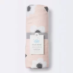 Jersey Knit Reversible Baby Blanket Floral - Cloud Island™ - Pink -Cloud Island™ GUEST 3c1e9144 ca5d 4b84 920f f876095651a6