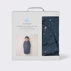 Hospital Muslin Swaddle And Hat Gift Set - 2ct - Blue Stars- Cloud Island™ -Cloud Island™ GUEST 3c870036 560b 4bb2 abf1 78e39f35bdd6
