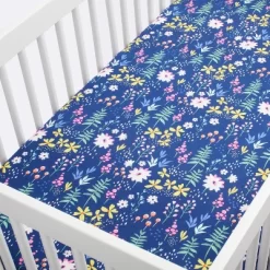 Fitted Crib Sheet Wildflower Dark - Cloud Island™ Navy Floral 8 Fitted Crib Sheet Wildflower Dark - Cloud Island™ Navy Floral -Cloud Island™ GUEST 3e6672f1 ecfb 49d1 a245 6bc5c4c50c86