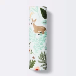 Muslin Swaddle Blanket Fauna - Pink/Green/Tan - Cloud Island™ -Cloud Island™ GUEST 428ad0c3 17b0 4c89 afb7 beef3292085e