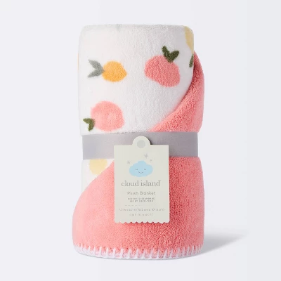 Plush Baby Blanket Citrus - Cloud Island™ 5 Plush Baby Blanket Citrus - Cloud Island™ - Image 3