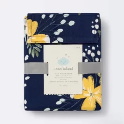 Fitted Crib Sheet Meadow - Cloud Island™ - Navy Floral -Cloud Island™ GUEST 480a66b1 e861 4bef a43e e138779263ef