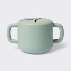 Silicone Snack Cup With Lid - Green - Cloud Island™ -Cloud Island™ GUEST 4812de8e 5173 4e44 a3f9 1811de818c97