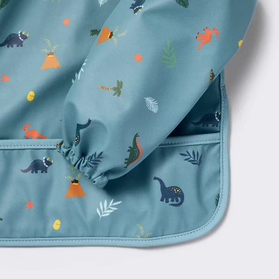 Long Sleeve Bib - Dinosaur - Cloud Island™ 5 Long Sleeve Bib - Dinosaur - Cloud Island™ - Image 3