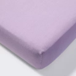 Polyester Rayon Fitted Crib Sheet - Purple - Cloud Island™ -Cloud Island™ GUEST 5292b260 6f83 4c15 9671 ac5d86b2a630