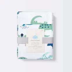Fitted Crib Sheet Dinos Cool - Cloud Island™ - Blue/Green -Cloud Island™ GUEST 534c9eca 537c 442c 8c1b c83dd9c70dd0