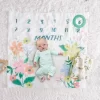 Muslin Blanket With Felt Frame Meadow - Cloud Island™ -Cloud Island™ GUEST 556780b2 5634 4cc0 bf76 bc32a2c0af88