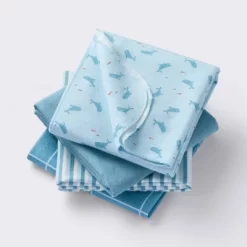 Flannel Baby Blanket - Whales - 4pk - Cloud Island™ -Cloud Island™ GUEST 576eee34 cbba 43f8 8cfd 5473bc628099