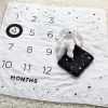 Milestone Swaddle Baby Blanket With Felt Frame - Black And White - Cloud Island™ -Cloud Island™ GUEST 5997bd36 9c1d 4347 9f0a 4a316f341918