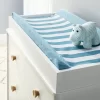 Wipeable Changing Pad Cover - Blue And White Stripes - Cloud Island™ -Cloud Island™ GUEST 5c0ac18e da73 45f1 9734 c8a3a778d0bb