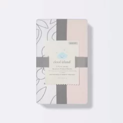 Jersey Bassinet Sheet 2pk - Cloud Island™ Floral And Solid Light Pink -Cloud Island™ GUEST 5c826daa dee5 44cd 92b7 7224d5713bd8