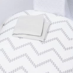 Jersey Bassinet Sheet - Cloud Island™ Gray Chevron And Solid Gray - 2pk -Cloud Island™ GUEST 5e409b36 ccc2 4b76 8821 c29137866a1e