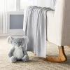 Seed Stitch Sweater Knit Baby Blanket - Gray - Cloud Island™ -Cloud Island™ GUEST 5f58722e 6e3a 4de0 99e9 ea72b2e92c96