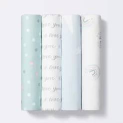 Flannel Baby Blankets I Love You To The Moon And Back - 4pk - Cloud Island™ -Cloud Island™ GUEST 5fc5e2d3 1504 482d 8e0f 820ecd6de737