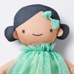 Plush Doll With Mint Dress - Cloud Island™ 5 Plush Doll With Mint Dress - Cloud Island™ -Cloud Island™ GUEST 6098000e 603f 4f00 9933 04dcd93d6156