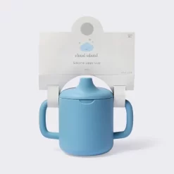 8oz Silicone Sippy Cup - Blue - Cloud Island™ -Cloud Island™ GUEST 63181fe9 3fed 4aa1 8351 5c9f790a5354