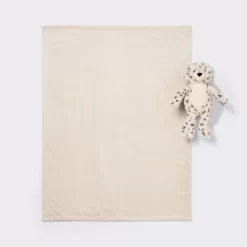 Plush Blanket With Soft Toy - Cream Leopard - Cloud Island™ 7 Plush Blanket With Soft Toy - Cream Leopard - Cloud Island™ -Cloud Island™ GUEST 64d7e624 695b 488d 8098 1dd1b348730c