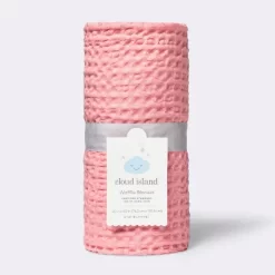 Waffle Blanket - Cloud Island™ Coral -Cloud Island™ GUEST 6c39eb6d a934 47c7 bef0 5dbef2c394f0