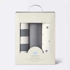 Jersey Swaddle Baby Blanket - Gray - 3pk - Cloud Island™ -Cloud Island™ GUEST 6e4d7b67 9af5 4ebd 802c 54aa3137ddf4