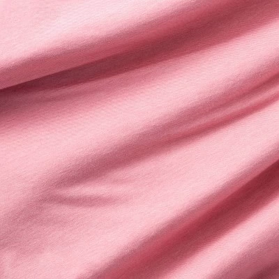 Polyester Rayon Fitted Crib Sheet - Solid Mauve - Cloud Island™ 4 Polyester Rayon Fitted Crib Sheet - Solid Mauve - Cloud Island™ - Image 2