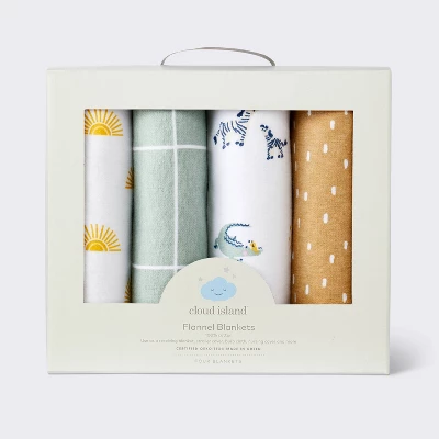 Flannel Baby Blanket - Safari Suns - Cloud Island™ 5 Flannel Baby Blanket - Safari Suns - Cloud Island™ - Image 3