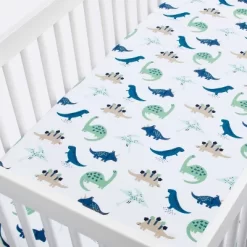 Fitted Crib Sheet Dinos Cool - Cloud Island™ - Blue/Green -Cloud Island™ GUEST 77e9776c 6b0b 4d87 8a44 b84275f85634