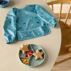 Silicone Suction Divided Plate - Green - Cloud Island™