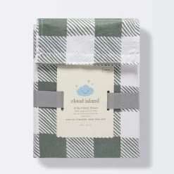 Fitted Crib Sheet - Cloud Island™ Green Gingham 10 Fitted Crib Sheet - Cloud Island™ Green Gingham -Cloud Island™ GUEST 7cca822e 601c 4023 aaeb 940cd8793fe8