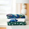 Muslin Swaddle Blanket Dino-snore - Cream/Blue/Green - 3pk - Cloud Island™