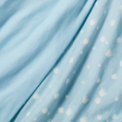 Fitted Jersey Play Yard Crib Sheet Dino-snore - Light Blue - 2pk - Cloud Island™ 4 Fitted Jersey Play Yard Crib Sheet Dino-snore - Light Blue - 2pk - Cloud Island™ - Image 2