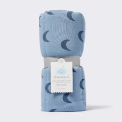 Rayon From Bamboo Jersey Quilted Blanket - Moons - Blue - Cloud Island™ 8 Rayon From Bamboo Jersey Quilted Blanket - Moons - Blue - Cloud Island™ -Cloud Island™ GUEST 8314f34a dfc2 45fe 8904 0c92bc54de4e
